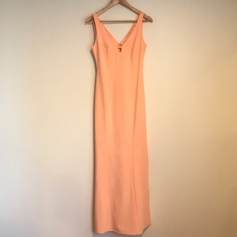 Floor length Shelli Segal dress, size 4 with minor alterations